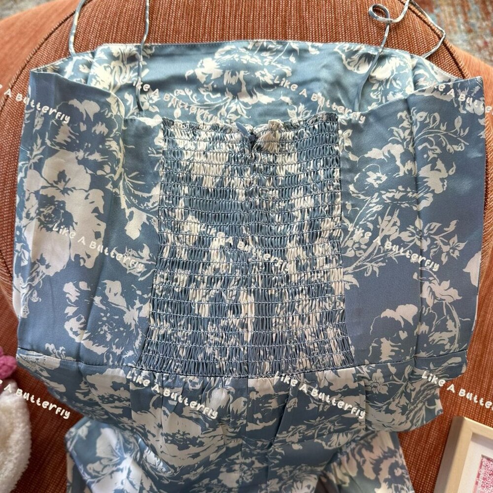 Reformation Frankie Silk Dress - Porcelain - Picture 12 of 13